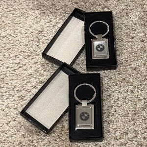 BMW Silver Keychain